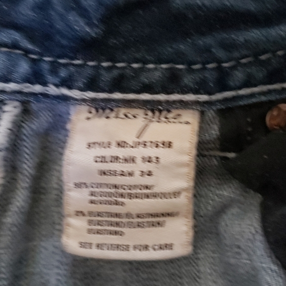 Miss Me boot cut jeans 27 long 34 embellished - Picture 6 of 7